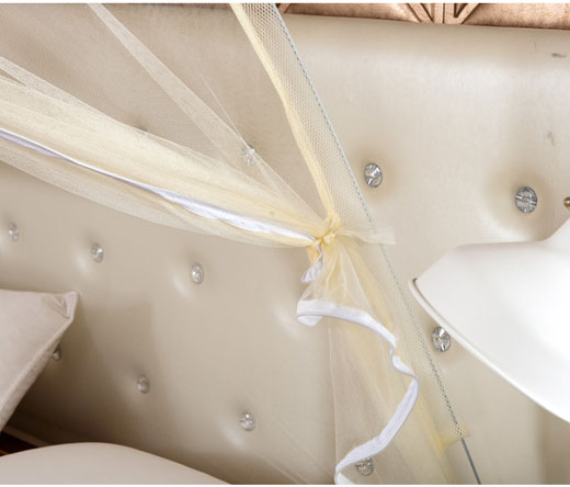 Miễn phí lắp khung lưới dây yurt 1,0 1,2 1,35 1,5 m 1.8m đáy ký túc xá giường - Lưới chống muỗi mẫu mùng khung đẹp