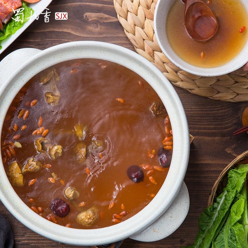 Shu Jiuxiang Hotpot Fungus Soup Hotpot Base Material Clear Soup 118g * 3 Bags Delicious Beef Liver Bacteria Soup With Delicious Fresh Variety-Taobao