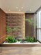 Kusansui Landscaping Artificial Green Plants under the Stairs Large Fake Plants Indoor Decoration Window Display Bionic Landscape Ornaments