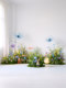 Internet-Famous Artificial Flowers, Artificial Plants, and Artificial Grass for Decoration, Large Indoor Green Plants, Landscape Floral Arrangements, and Scene Setup