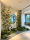 Chinese-Style Simulated Bamboo Landscape, Indoor Plant Landscape, Entrance Hall Office Decoration, Decorative Landscape