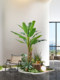 Camping-Style Large Artificial Green Plant Landscaping Combination, Outdoor Trendy Artificial Plants, Indoor Landscape Decoration