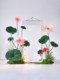 Shopping Mall Commercial Display Artificial Lotus Photo Props Indoor and Outdoor Event Atmosphere Arrangement Fake Lotus Leaf Decoration Landscaping