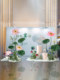 Shopping Mall Commercial Display Artificial Lotus Photo Props Indoor and Outdoor Event Atmosphere Arrangement Fake Lotus Leaf Decoration Landscaping