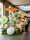 Artificial Flower Arrangement for Shopping Mall, Lotus Theme, Light Luxury Style, Floor-Standing Decoration, Scene and Landscape Display