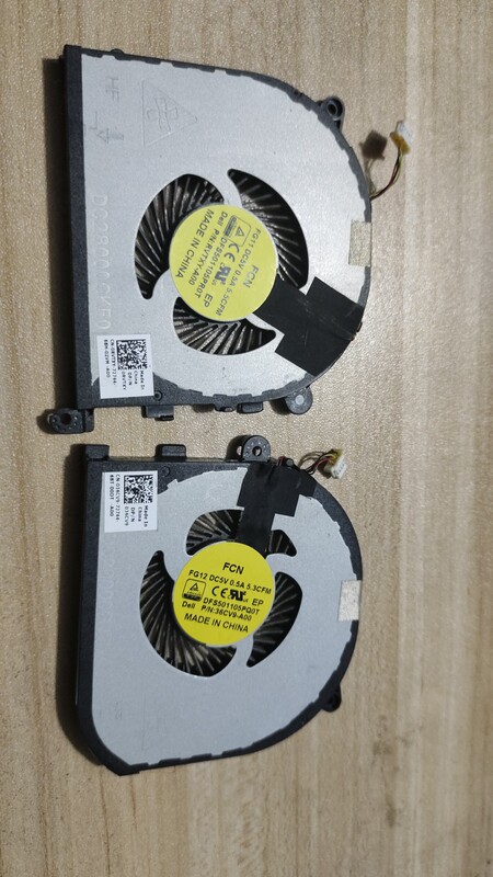 Dell Xps 15 9550 M5510 9560 M5520 Fan 0Rvtxy 036Cv9