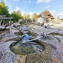 Stainless steel Archimedes water taker Shots water water park Water water valve waterwheel Drink composition Non-mark