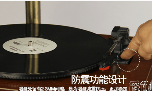 dau dia than Jue phonograph sáng tạo retro rắn gỗ cổ điển vinyl ghi máy nghe nhạc sừng lớn máy nghe nhạc âm thanh châu Âu đầu đĩa than pioneer pl 50