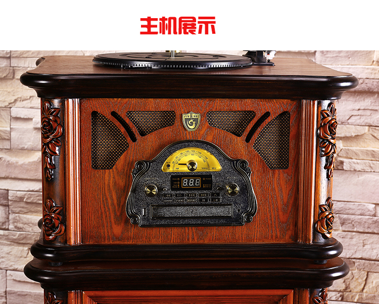 mâm đĩa than audio technica Jue phonograph sáng tạo retro cổ gỗ cổ điển vinyl ghi máy nghe nhạc sừng lớn máy nghe nhạc châu Âu 	đầu đĩa than cổ victor
