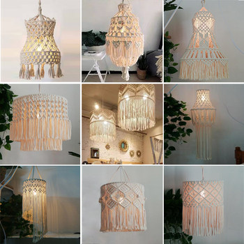 Bohemian Hand-Woven Living Room Lamps Nordic Style B&B Hotel Bedroom Bedside Decoration Literary Small Chandelier