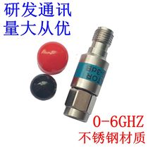 Large quality assurance from 2W 0-6GHz SMA-JK male turning mother stainless steel attenuator 1-30DB