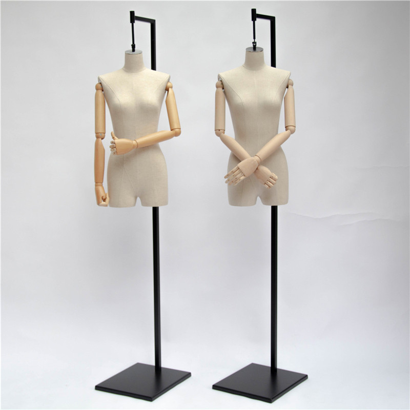 Model props female whole body Korean style minimalist clothing store window display display stand women's clothing half body lifting hanging