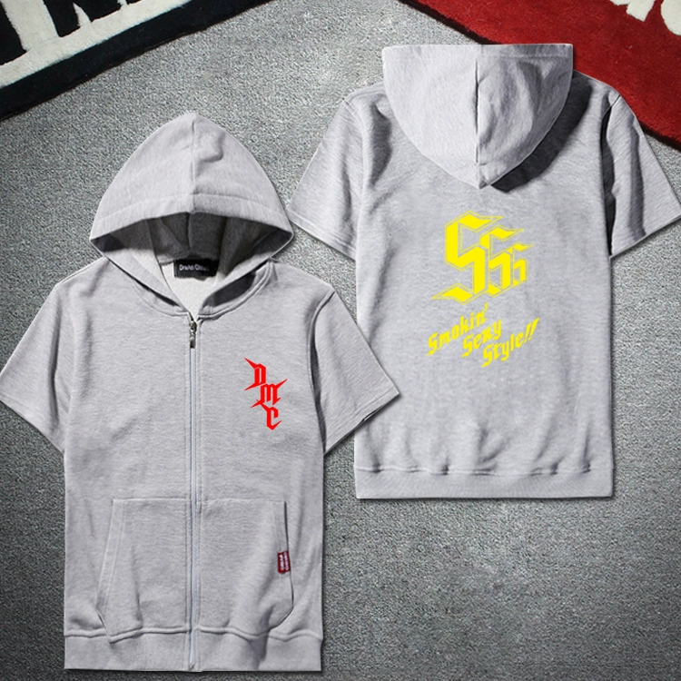 Trò chơi Devil May Cry 5 quanh mùa hè trùm đầu ngắn tay nam áo thun học sinh nam áo len cá tính áo hoodie giản dị - Game Nhân vật liên quan