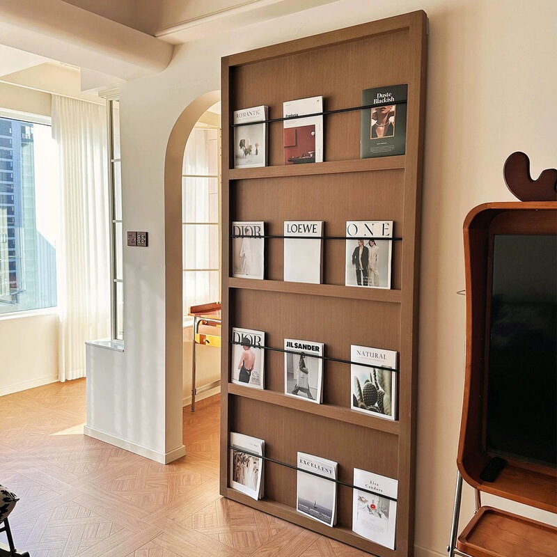 Natural Wood Color Bookshelf Ghost Door Magazine Sliding Door Trackless Kitchen Bathroom Solid Wood Lacquered Hanging Rail Sliding Pocket Door Natural Wood Color Bookshelf Ghost Door Magazine Sliding Door Trackless Kitchen Bathroom Solid Wood Lacquered Hanging Rail Sliding Pocket Door