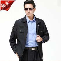 New security work uniform Navy blue security spring and autumn suit Property security duty uniform factory direct sales