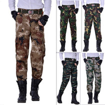Off-code clearance camouflage training overalls mens loose outdoor sports casual pants wear-resistant work pants tactical pants