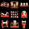 Wire and cable release pulley Wellhead pipe mouth cable protection pulley Corner flat pulley Nylon release pulley