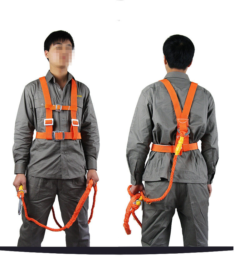 Shelf worker seat belt Double back seat belt Aerial work seat belt GB red belt