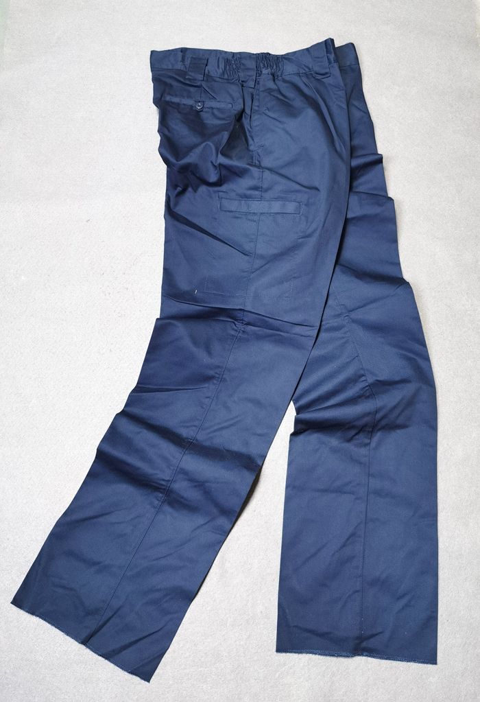Special price dark blue work pants European and American uniform pants