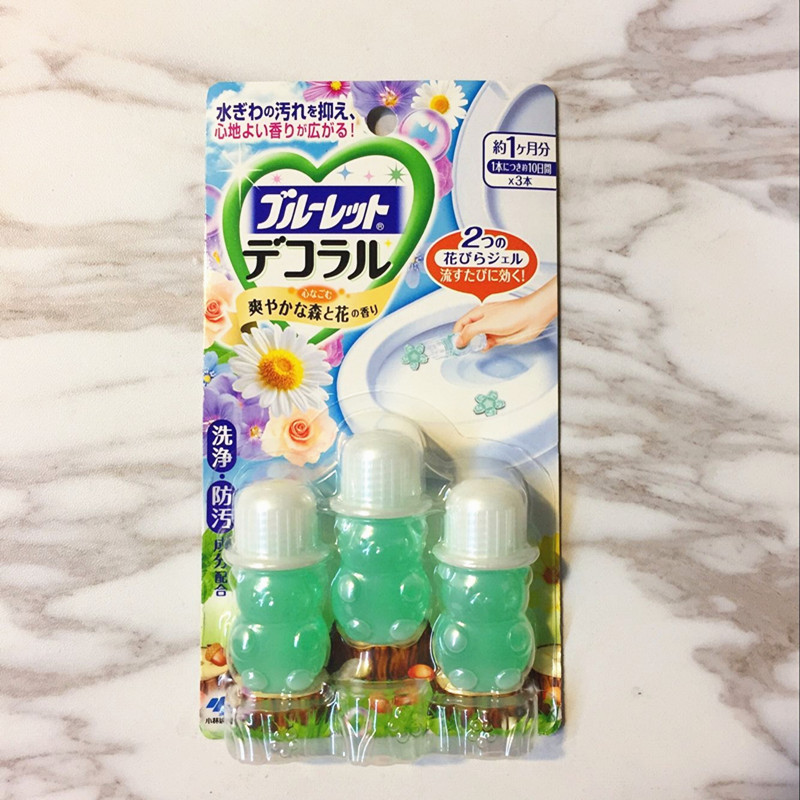 Nhật Bản Kobayashi toilet toilet hoa vệ sinh gel hoa phòng tắm nhỏ vệ sinh khử mùi - Trang chủ nước lau sàn diệt khuẩn