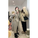 Классическое шерстяное шерстяное пальто, двусторонная кашемировая куртка