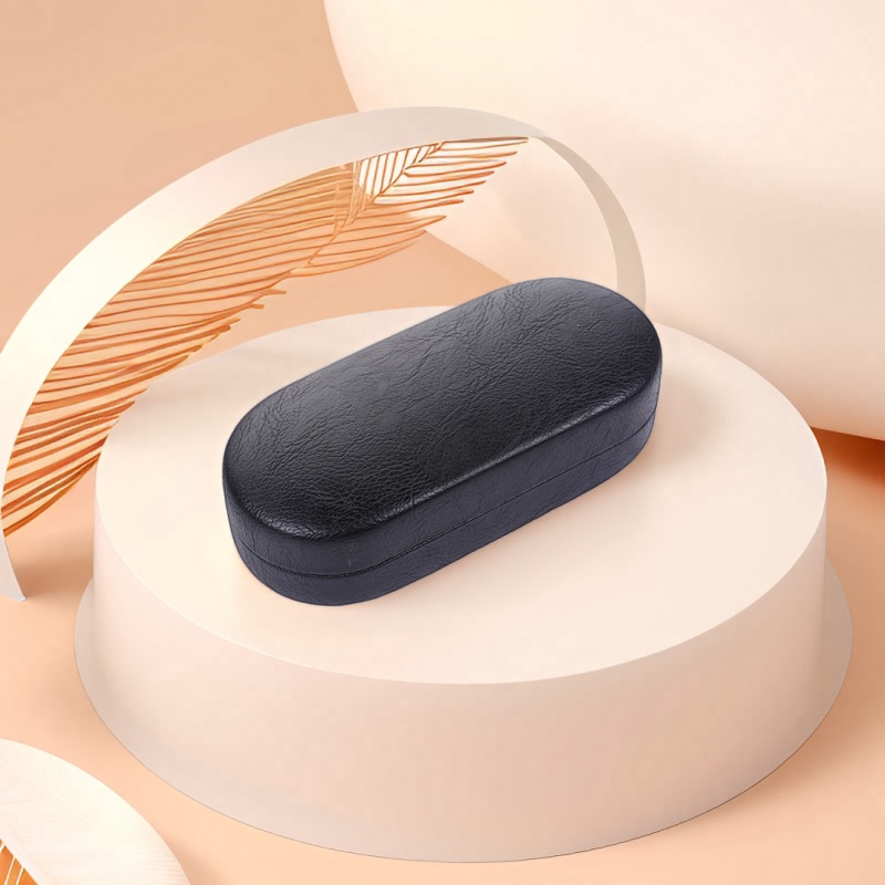 Glasses Case, Automatic Closing Sunglasses Case, Large Hard Shell, Pressure-Resistant Iron Box, Student Sunglasses Case, Glasses Storage Box