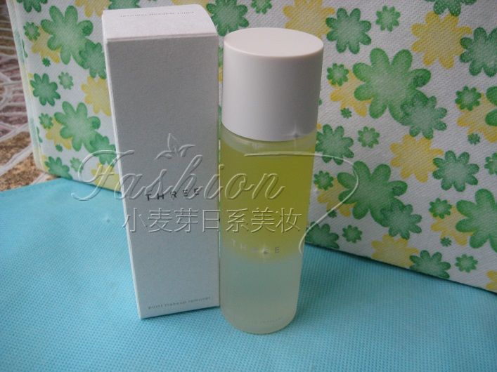 日本代购THREE天然植物精油眼部唇部专用卸妆液 100ml