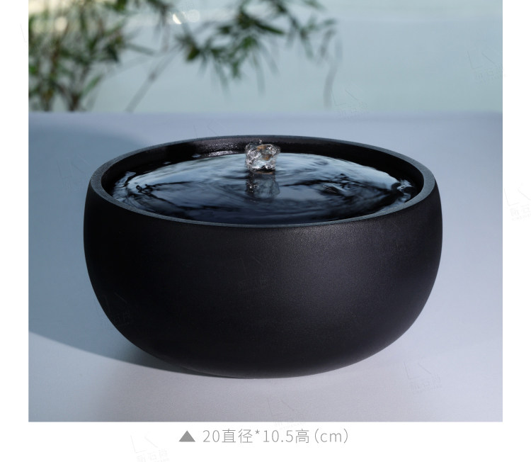 Фонтан New Stone Shangshi Art белый с водяной мельницей