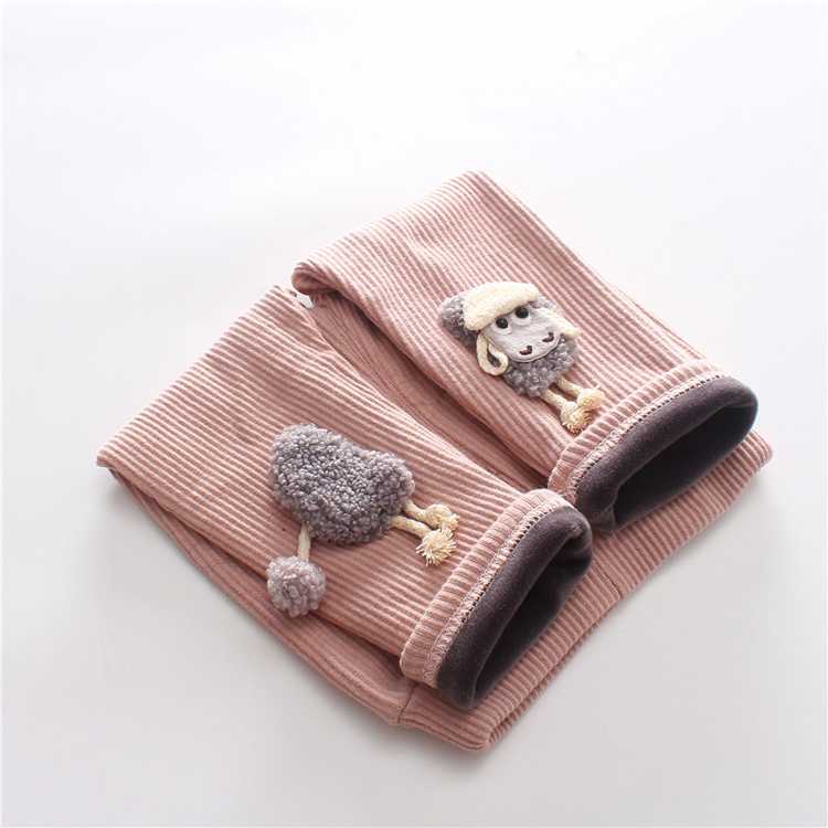 Quần legging thu đông cho bé 01-2-3 tuổi cho bé gái cộng với quần nhung thời trang cho bé mùa đông dày quần ngoài quần áo trẻ con