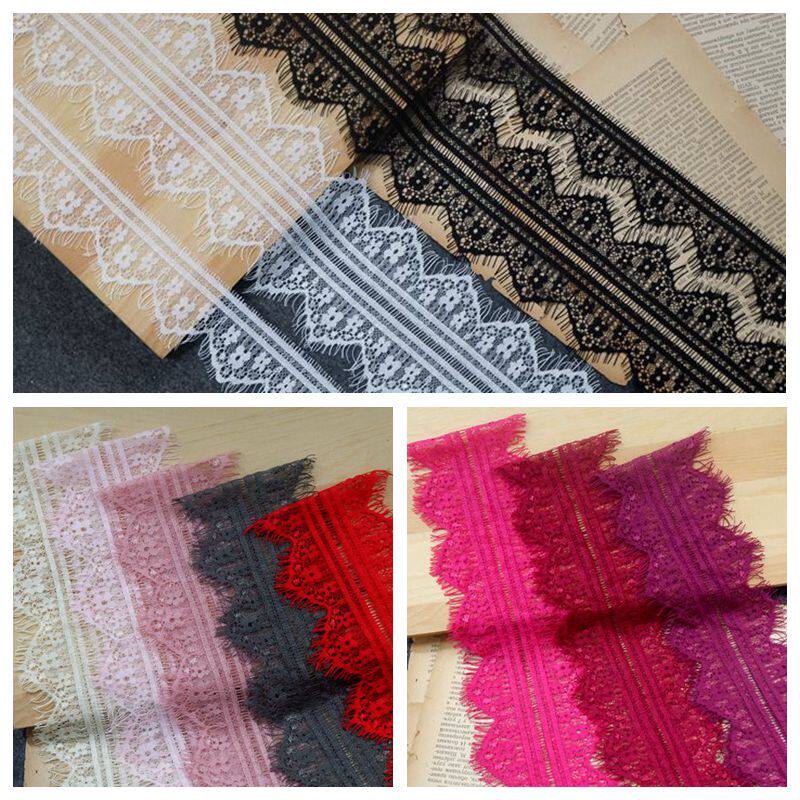 10 colour length 3 m wide 10CM bilateral flower eyelash lace lace accessories clothing scarf head yarn material accessories