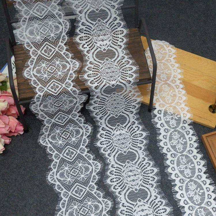 High quality retro fine lash lace fabric DIY clothing skirt splice and extended wedding veil accessories material