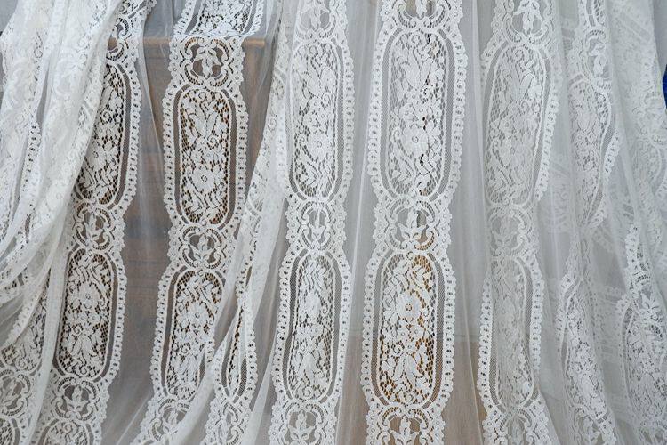 Jacquard-Spitzens toff für Wimpern, ausgehöhlt, weiß, schwarz, rot, 140 cm breit, RS594, 3M Lot – Detail 3