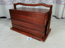 Mahogany Myanmar white acid branch Austenite sandalwood old material box Basket box Chapter box Storage box gift