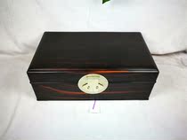 Mahogany Lao big red acid branch Cochin sandalwood Old mahogany black material single board Wen room box Jewelry box Storage box Book box