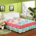 Bông bedspread giường váy ngủ cotton giường bìa vỏ bọc cho một chiếc giường trong một mảnh Li 1.8 / 1.5 / 1.2 m nệm bảo vệ - Váy Petti ga giường viền họa tiết Váy Petti