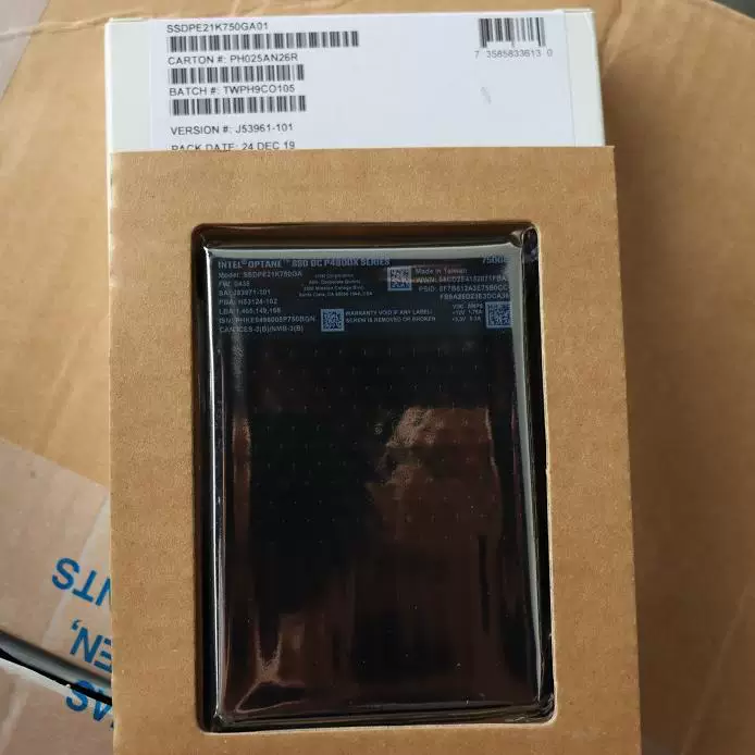 Intel/英特尔 P4800X 750G U.2 Optane Brand New Solid State Drive SSDPE21K750GA