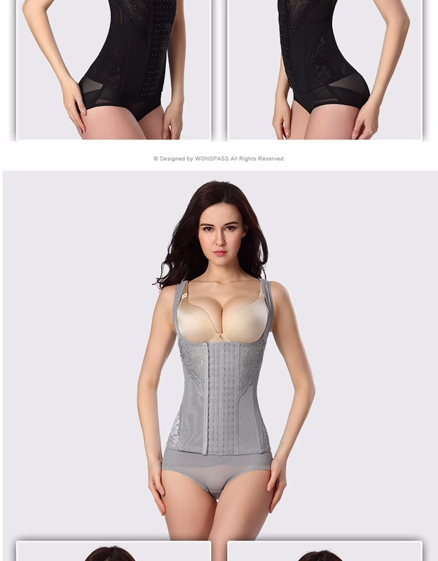 Sau sinh giảm bụng phiên bản nâng cao của khóa sáu hàng bụng eo chia cơ thể corset phù hợp với corset đồ lót giảm béo quần lót nữ