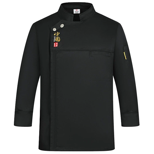 Элитный хлопковый дышащий лонгслив для работы, китайский стиль