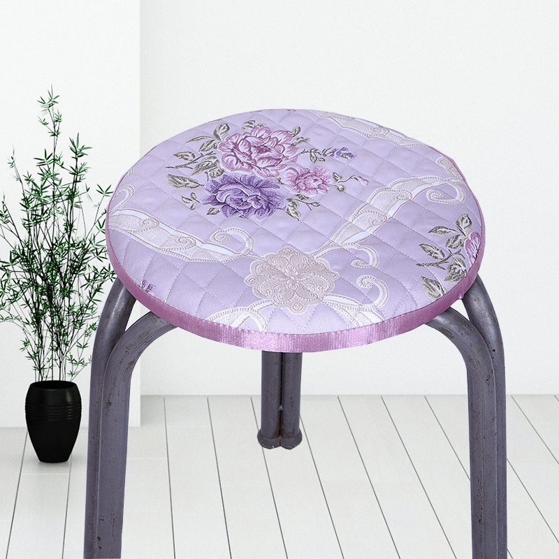 chiếc ghế đẩu nhỏ tròn dầy tấm vải liệm bìa phân Ghế đẩu Ghế tròn ghế bộ đệm bìa mùa đông của hộ gia đình không trượt chỗ ngồi đệm - Ghế đệm / đệm Sofa ghế nệm ngồi bệt