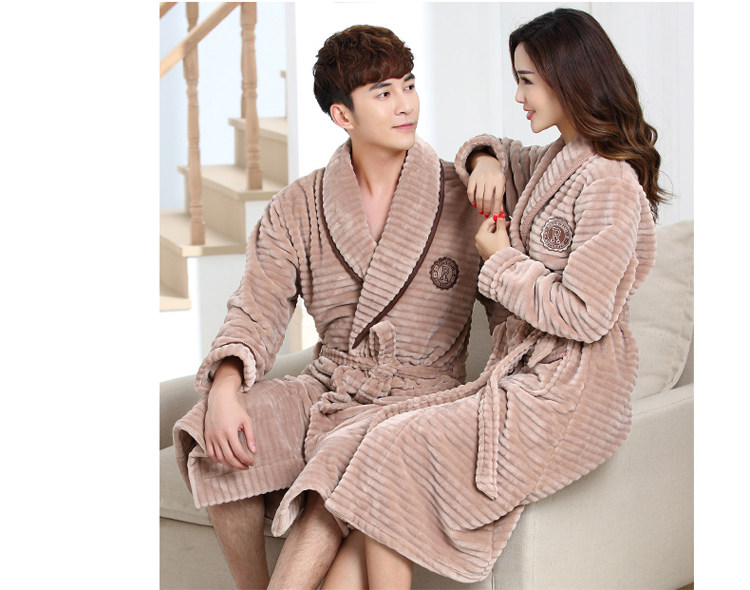 Peignoir jeunesse Couple velours robe - Ref 595086 Image 12