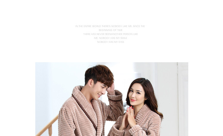 Peignoir jeunesse Couple velours robe - Ref 595086 Image 16