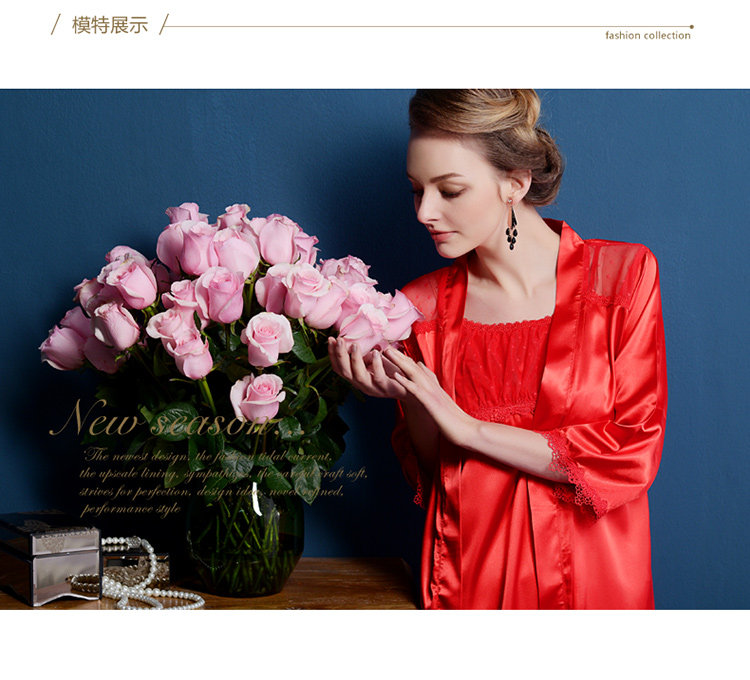 Peignoir jeunesse Silk deux pièces - Ref 595130 Image 11