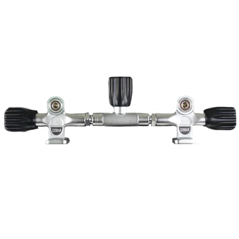 Taiwan WMD Diving Gas Cylinders Double Bottle Valves Double-Bottle Head Deep Diving Equipment