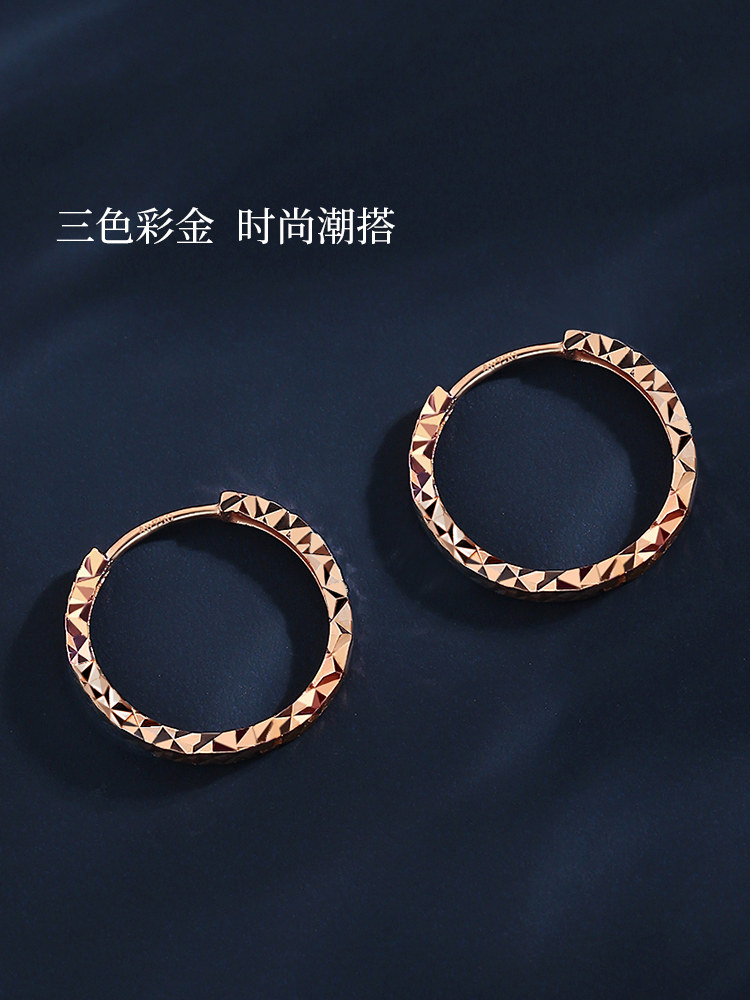 18K 골드 귀걸이 컬러 골드 이어 버클 로즈 골드 귀걸이 골드 이어 스터드 플래티늄 귀걸이 AU750K 골드 이어 와이어 K 골드