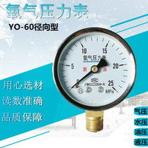 Shanghai YO-60 oxygen pressure gauge ban oil 0-0 6 1 1 6 25 6mpa pressure reducing valve header
