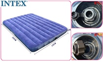 INTEX luxury flocking double enlarged air mattress 68759 air bed power supply pump