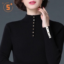 2021 autumn and winter New 100 pure cashmere sweater turtleneck knitted base shirt top women foreign style
