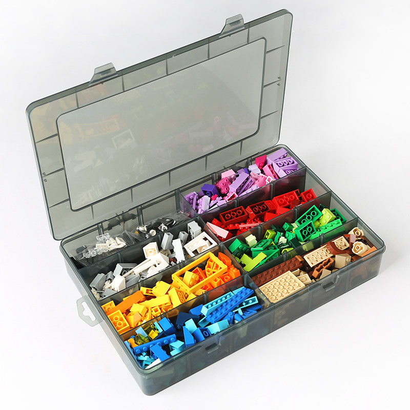 Large Number of storage box Dogs Removable Parts Box Tool Box Building Blocks Toy Grain Sorting Sample Box Finishing Boxes