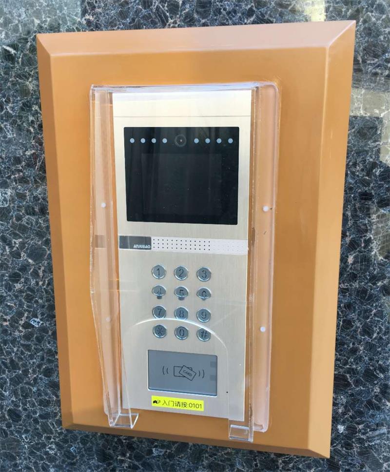 Building intercom anti-rain cover waterproof cover outdoor doorbell Rain Cover Outdoor visible talkback door Forbidden Rain-proof Box