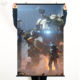 902 Game Peripheral Poster Titanfall Poster Hanging Painting Titan 2 ໂປສເຕີອອກແບບຮູບວໍເປເປີ Mural Core